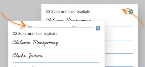Sheet Name & Date