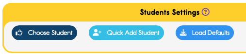 Once your sheet is perfecto, look in the upper right of the Sheet Builder. Tap the aqua "Quick Add Student" button. 